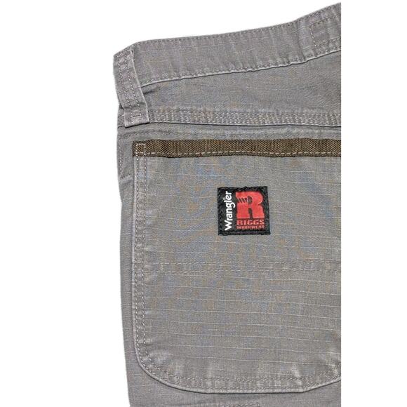 Wrangler RIGGS Workwear Ranger Pants 103W060ST Slate 31x34 Ripstop Cargo Utility - Picture 6 of 11